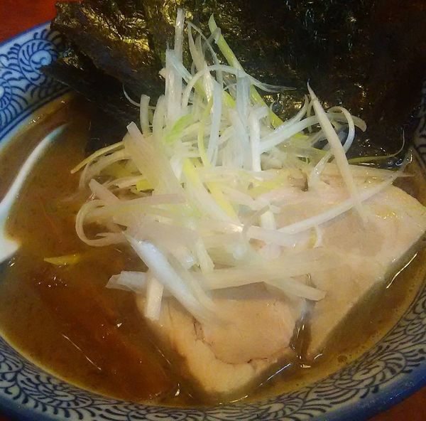 「極濃煮干しらーめん のり」@自家製太麺 元気屋の写真