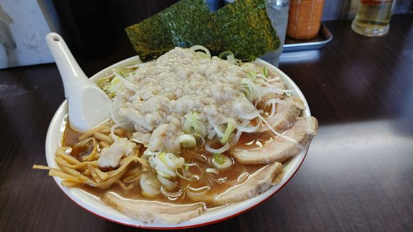 「チャーシュー麺中・ネギ（身入り）￥１１４０」@手打ち中華そば 酒田の写真