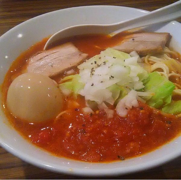 「とまとらーめん」@らーめん カッパハウスの写真