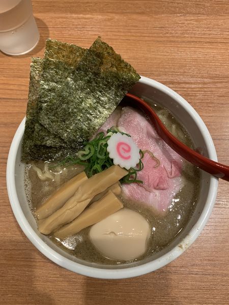 「味玉煮干し中華そば」@煮干中華そば 鈴蘭 新宿店の写真