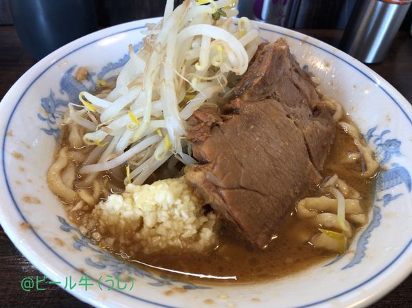 「ミニらーめん(750円)ニンニク」@らーめん梵's 埼大前本店の写真