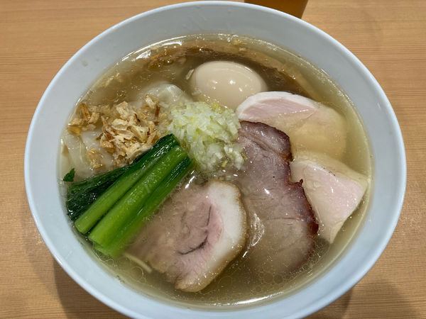 「特製塩らぁ麺（1200円）」@らぁ麺 すぎ本の写真