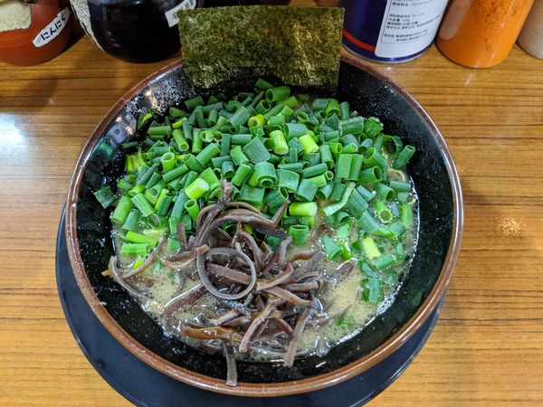 「ネギラーメン」@博多長浜らーめん ぼたんの写真