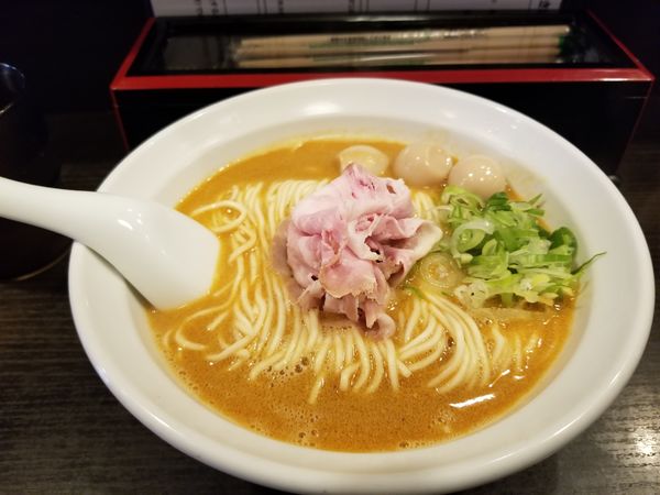 「鮟鱇の七つ道具そば」@灰汁中華 丿貫 福富町本店の写真