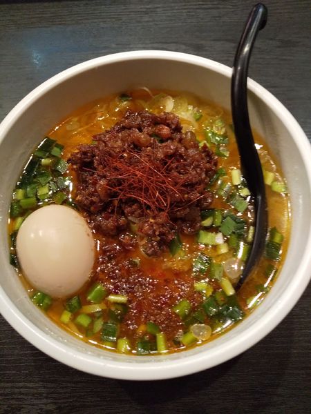 「塩台湾らーめん（味玉付き）」@らーめんまぜそば あらし 名駅店の写真