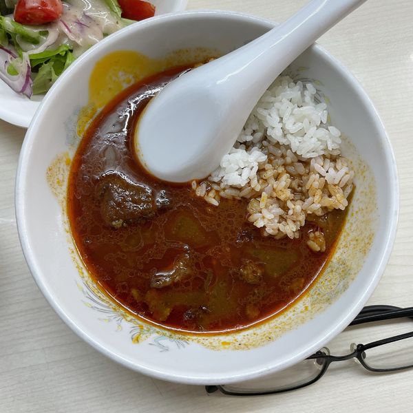 「半カレー」@ザ・ラーメン屋の写真