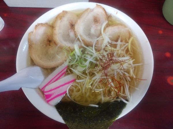 「チャーシューめん大盛+ねぎ ﾒﾝﾏ抜き」@らーめん中村屋 駒羽根店の写真