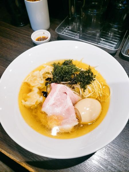 「【限定】トメイチ流淡麗海老ソバ」@中華そば 十目一八食堂の写真