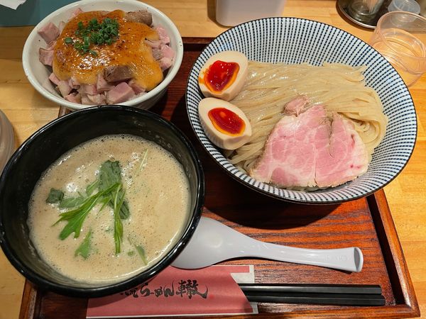 「味玉つけ麺」@ふく流らーめん轍 総本家 寺田町店の写真