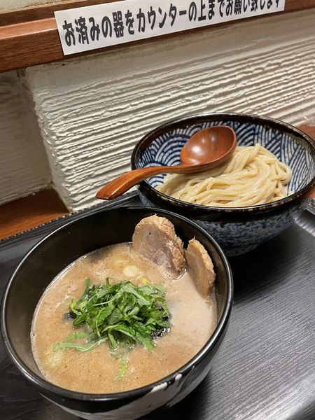 「特製梅つけ麺」@ラーメン ハナレの写真