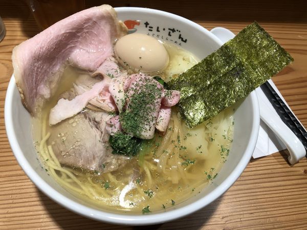 「特選白ふぐラーメン」@ふぐだしらーめん たいざんの写真