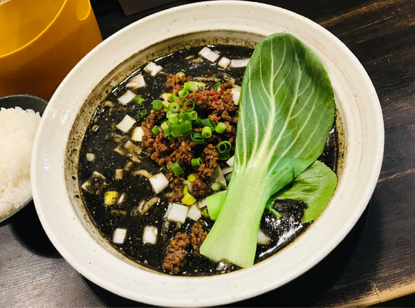 「【限定】黒胡麻タンタン麺＋半ライス」@ラーメンスミスの写真