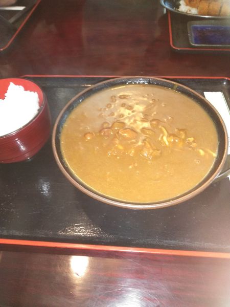 「カレーラーメンセット」@恵比須屋食堂の写真