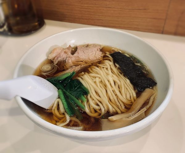 「朝らぁめん（￥490）」@らぁめん ほりうち 新橋店の写真