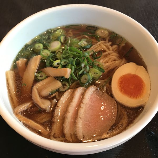 「鴨と九条葱のラーメン（￥900）」@麺や 鴨正の写真