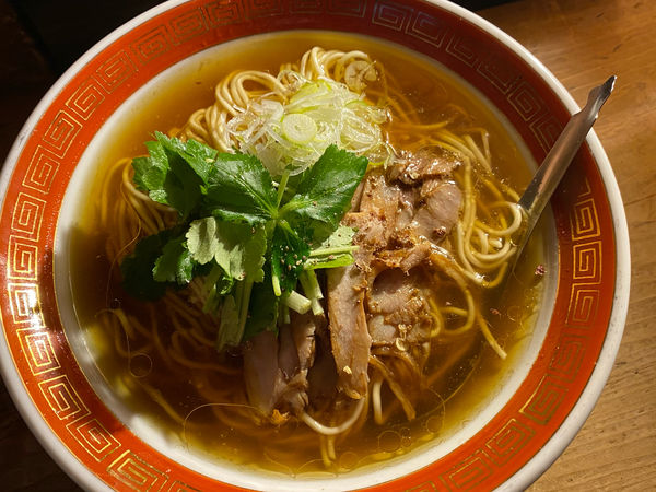 「親鳥中華そば」@焼き貝あぶさんの写真