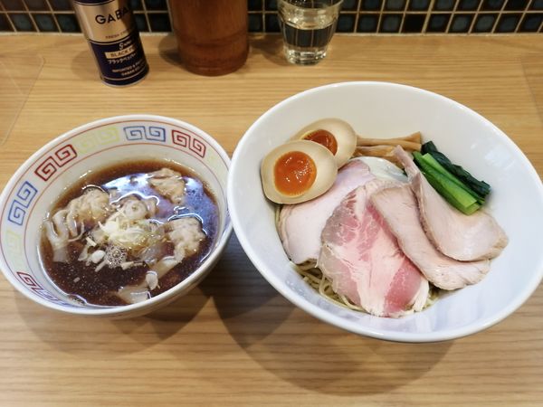 「特製つけ麺　　1200円」@ほっこり中華そば もつけの写真