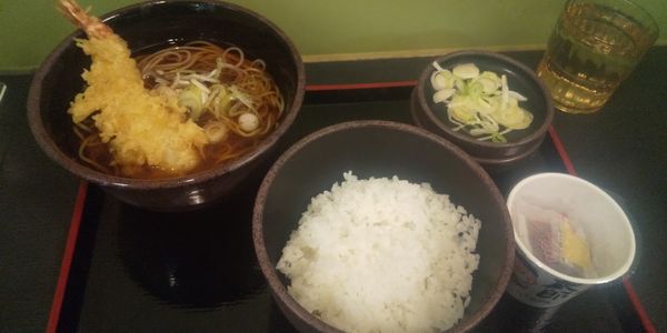 「納豆朝食」@ゆで太郎 水道橋店の写真