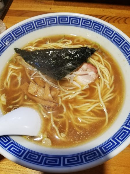 「中華そば(魚介系)」@中華そば おかめの写真