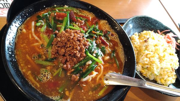 「玉子チャーハンセット、台湾ラーメン」@一刻魁堂 豊田インター店の写真
