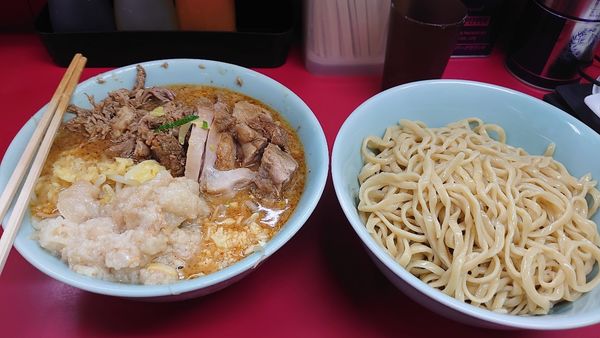 「つけ麺（小）」@ラーメン二郎 中山駅前店の写真