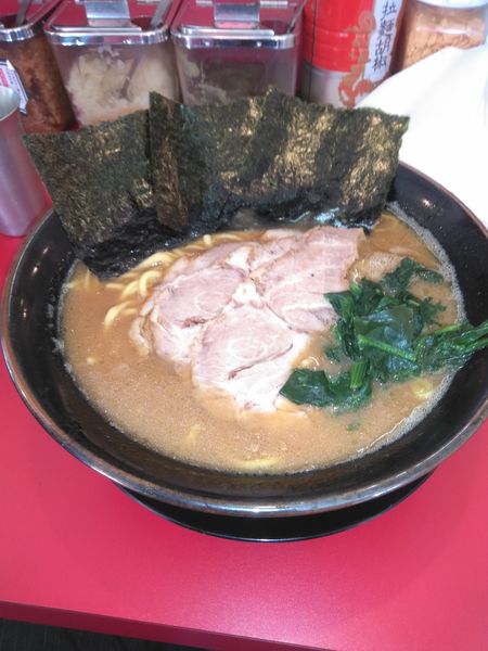 「ラーメン+チャーシュートッピング　麺大盛り」@家系ラーメン 王道 神道家の写真