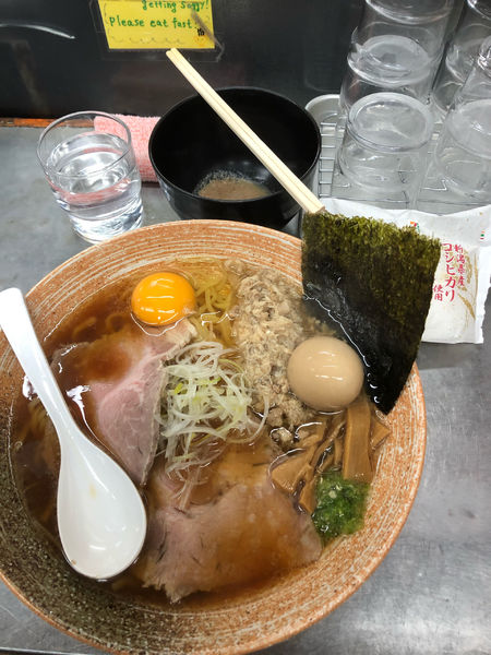 「ウスバハギ出汁醤油」@覆麺 智の写真
