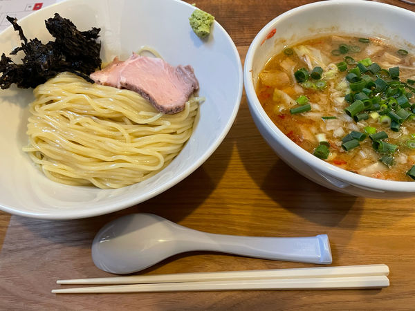 「えび正油つけ麺850円」@ニチハンメラの写真