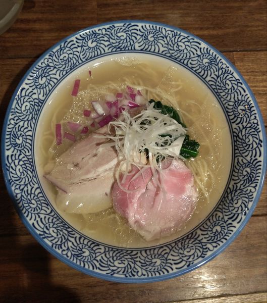 「塩そば(￥850)」@貝出汁中華そば 貝香屋の写真