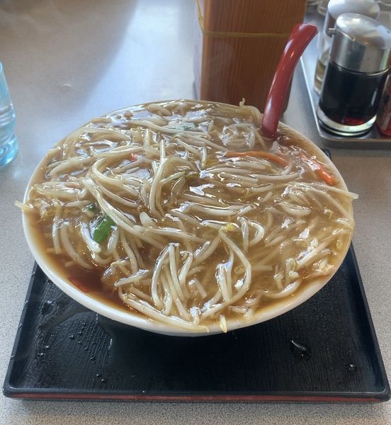 「あんかけもやしラーメン」@まん福亭の写真