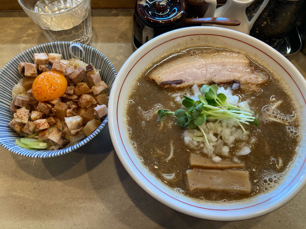 「濃厚煮干しそば」@麺処 浮き雲の写真