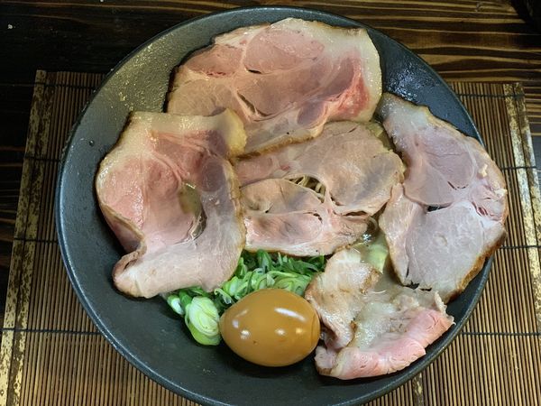 「豚魚中華そば🍜肉トッピング」@和歌山家の写真