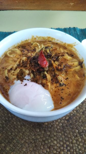 「黒からシビ麺」@龍門瀑の写真