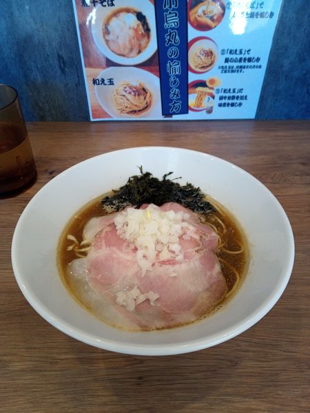 「中華そば」@煮干拉麺 小烏丸 問屋町店の写真