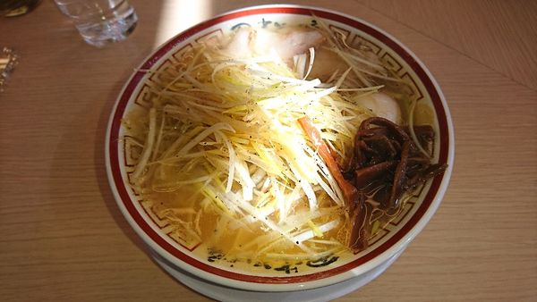 「ねぎそば大盛り+味玉」@中華そば専門 田中そば店 三郷店の写真