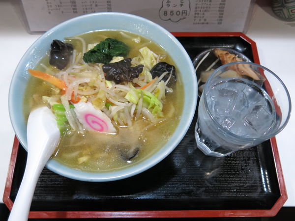 「タンメン：650円」@中華・洋食 ふじの写真