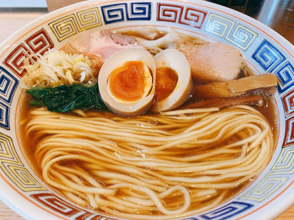 「味玉中華そば」@ほっこり中華そば もつけの写真