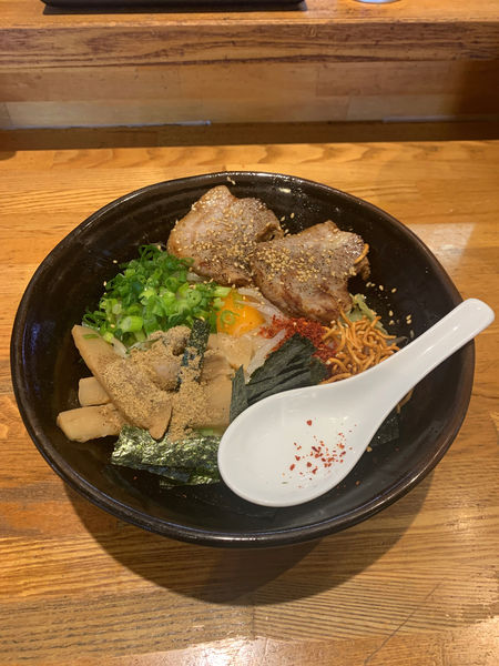 「まぜそば(普通盛200g)」@空海の写真