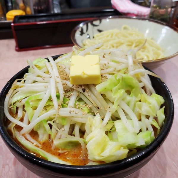 「もりそば小・担々・バター・野菜」@所沢大勝軒の写真