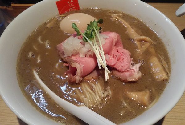 「特製濃厚煮干そば」@煮干中華そば ハナアオイの写真