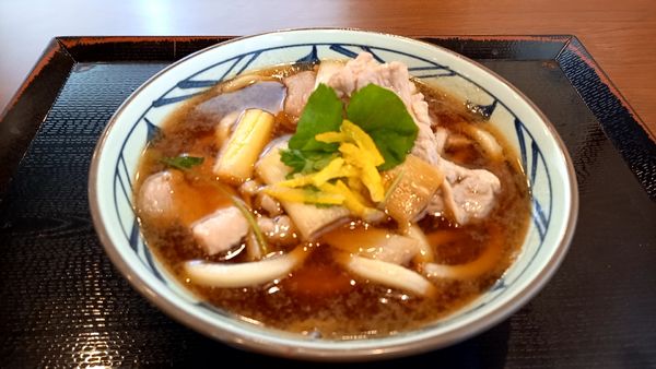 「鴨ねぎうどん」@丸亀製麺 松江上乃木店の写真