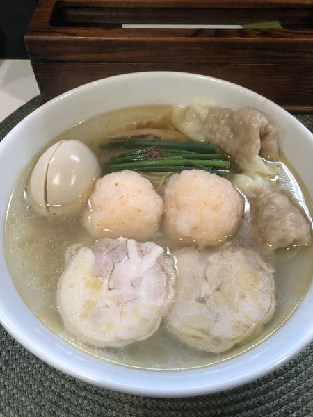 「特製塩らぁ麺1200円」@麺や金時の写真