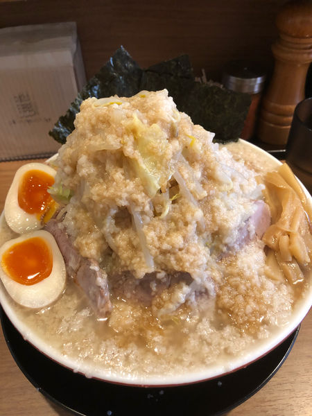 「スペシャルラーメン全マシ」@ラーメン 盛 竹ノ塚店の写真