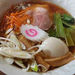 煮干醤油らーめん＋味玉