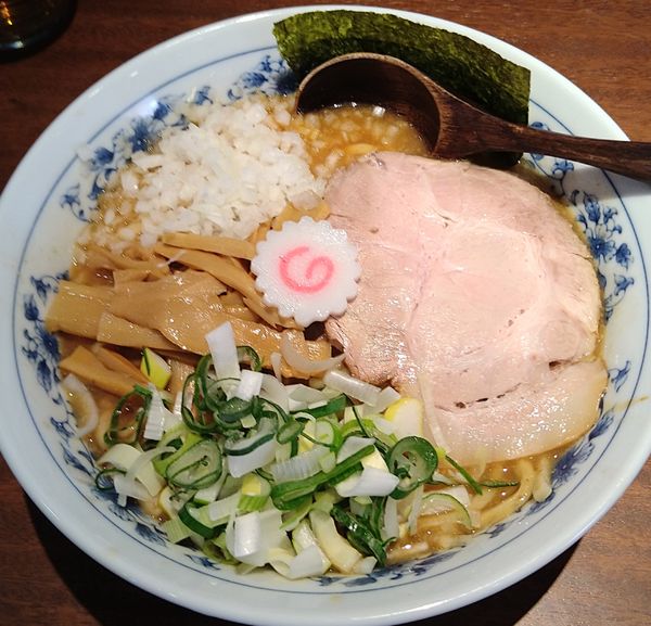 「濃厚中華そば中盛」@特製もりそば 瑛の写真