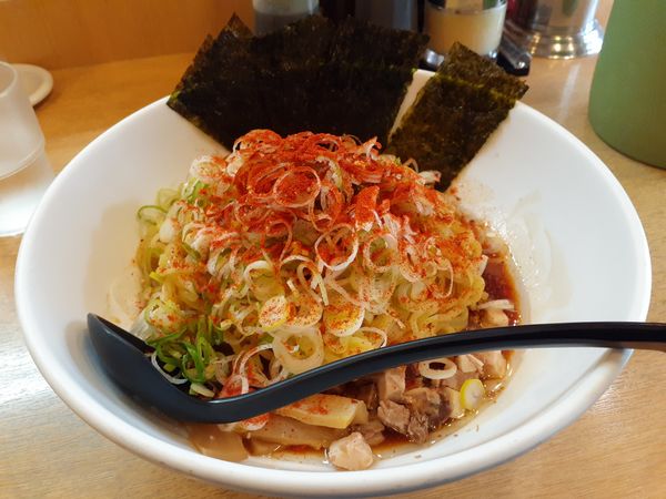 「地獄油そば、大盛」@味の天徳 柿生店の写真