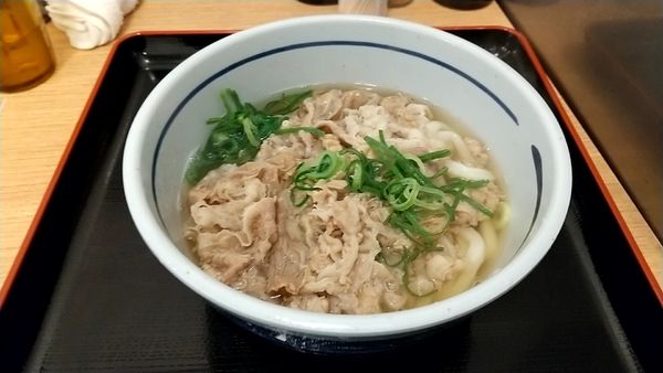 「肉うどん（並）（５６０円）」@おにやんま 東品川店の写真