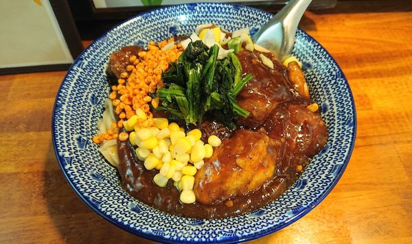 「TORISUTA汁無し冷やしスタイル大盛り   950円」@ハラールラーメンINAHOの写真