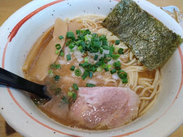 「ランチセット（¥950）〔らー麺＋豚マヨ丼＋餃子３コ〕」@麺や うしおの写真