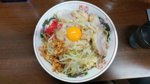 「小ぶた汁なし」@ラーメン二郎 横浜関内店の写真